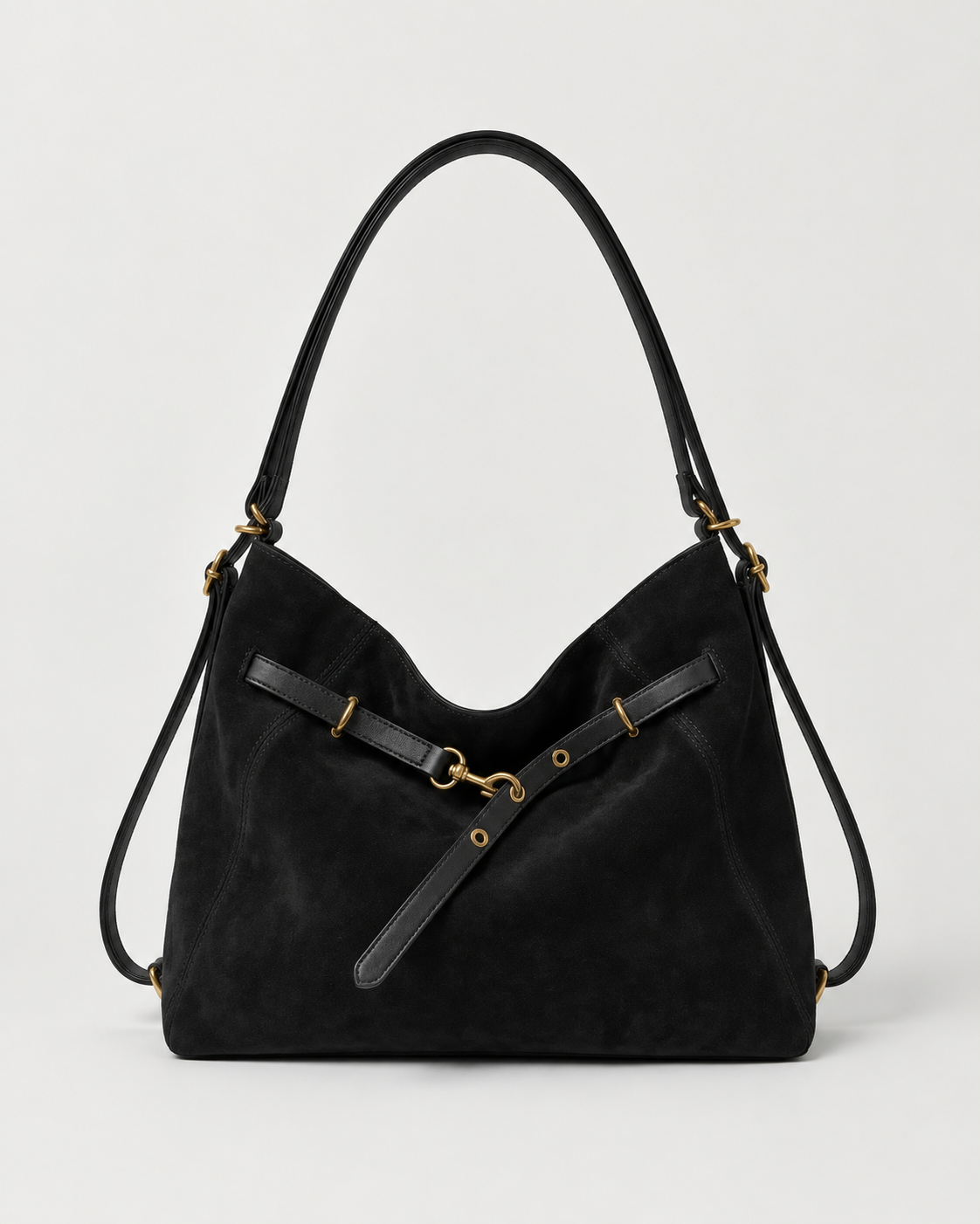 Classic Suede Shoulder Bag