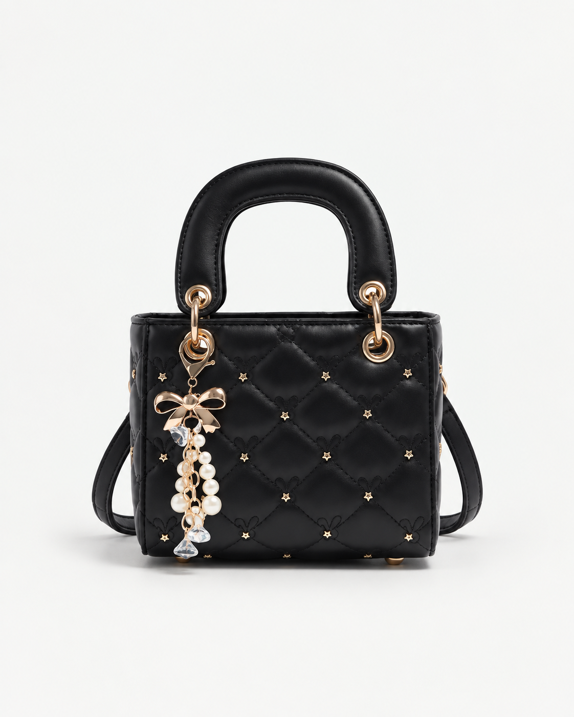 Pearl Quilted Handbag