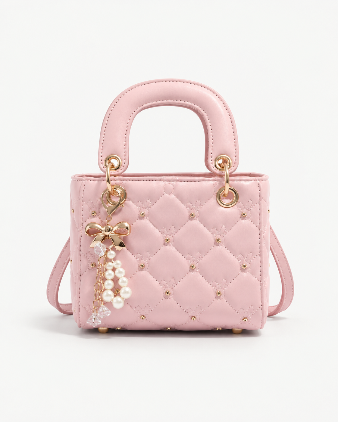 Pearl Quilted Handbag