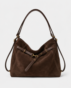 Classic Suede Shoulder Bag